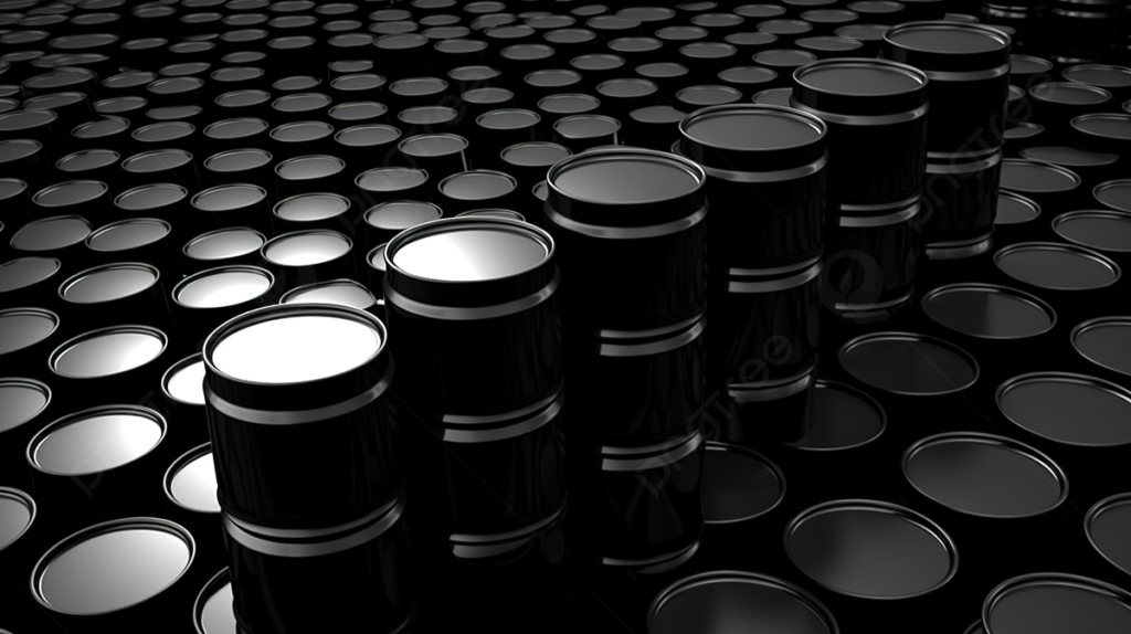 pngtree arrangement of stacked barrels in black 3d render of gasoline fuel picture image 5797631